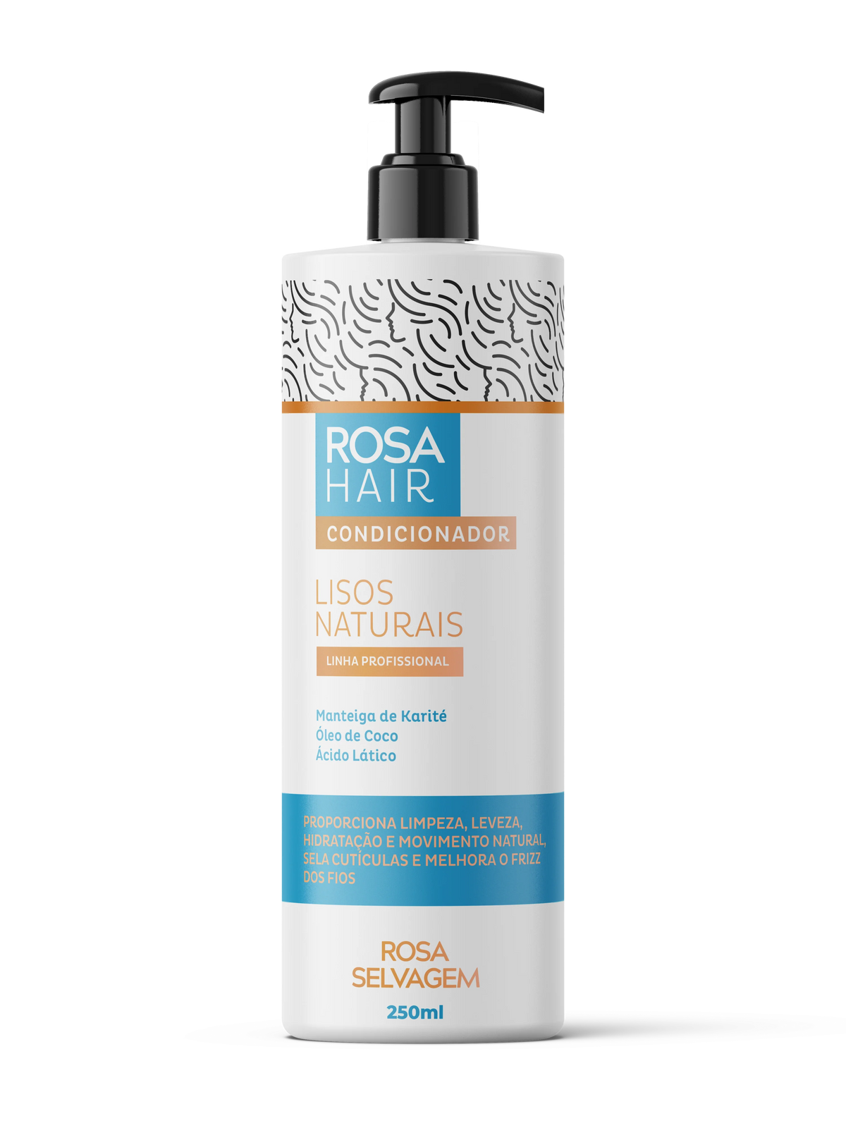 Condicionador Rosa Hair Lisos Naturais