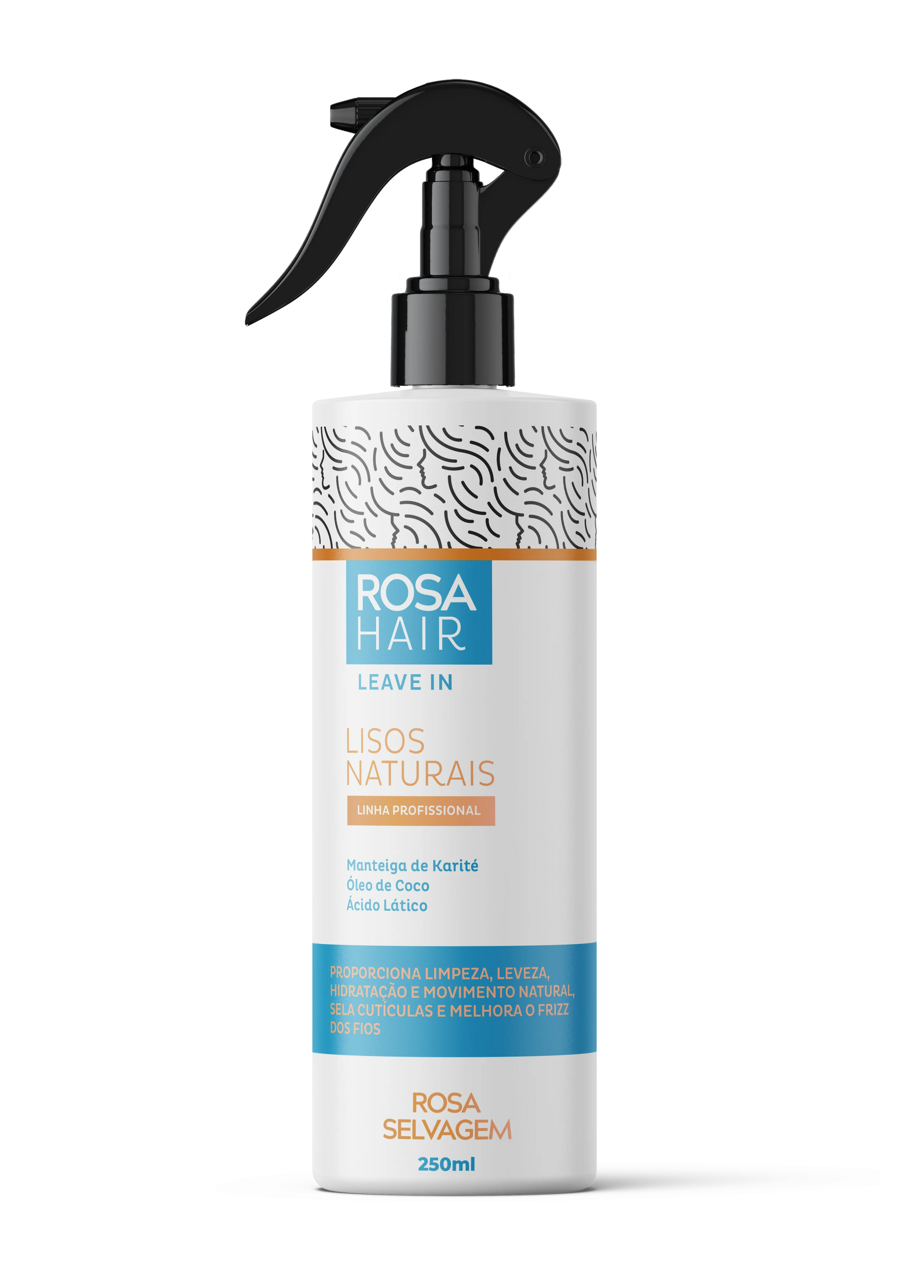 Leave In Rosa Hair Lisos Naturais