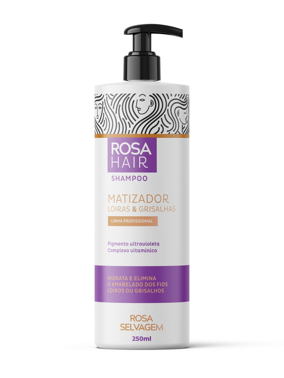 Shampoo Rosa Hair Matizador