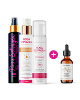 KIT SKINCARE ROSA SELVAGEM .